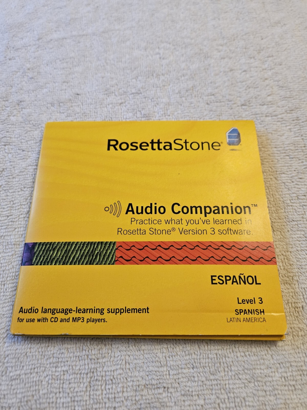 Rosetta Stone Audio Companion Level 3 Español Use w/ CD & Mp3 Players