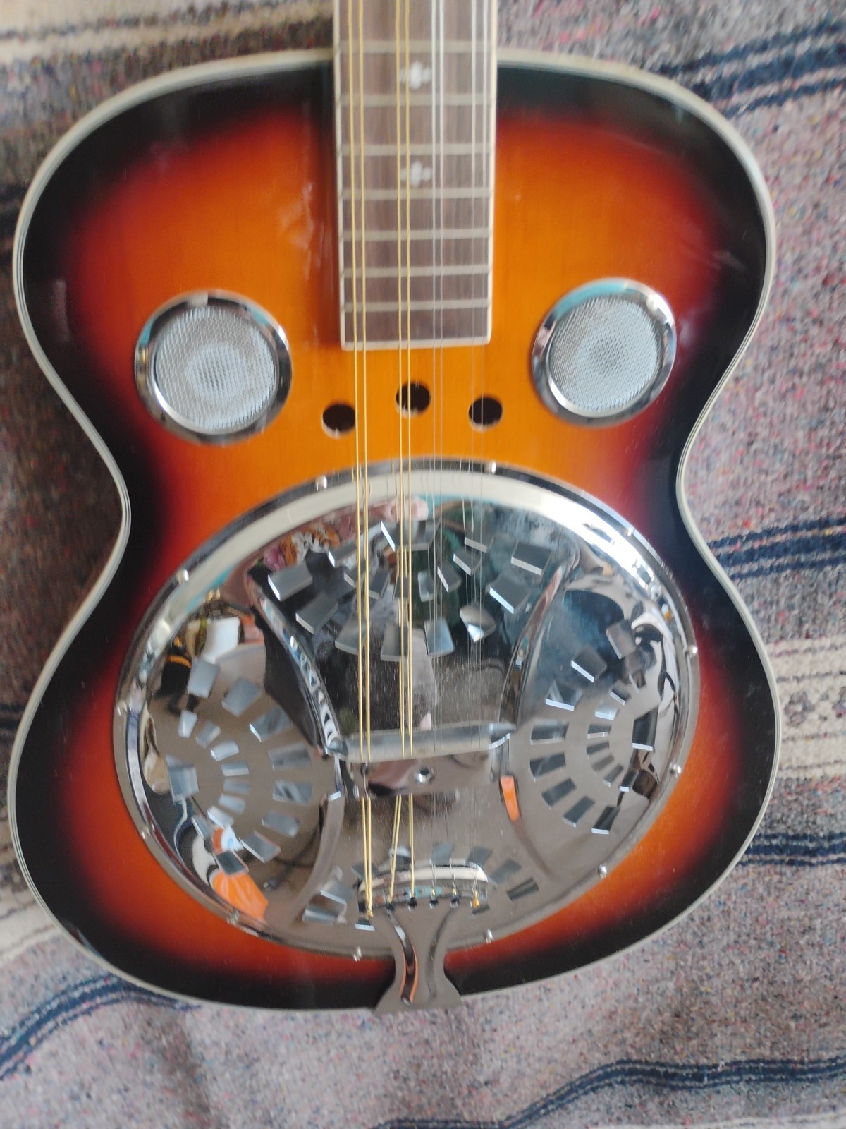 Temu Dobro Converted To Octave Mandolin 8 String. G-D- A-E No PU
