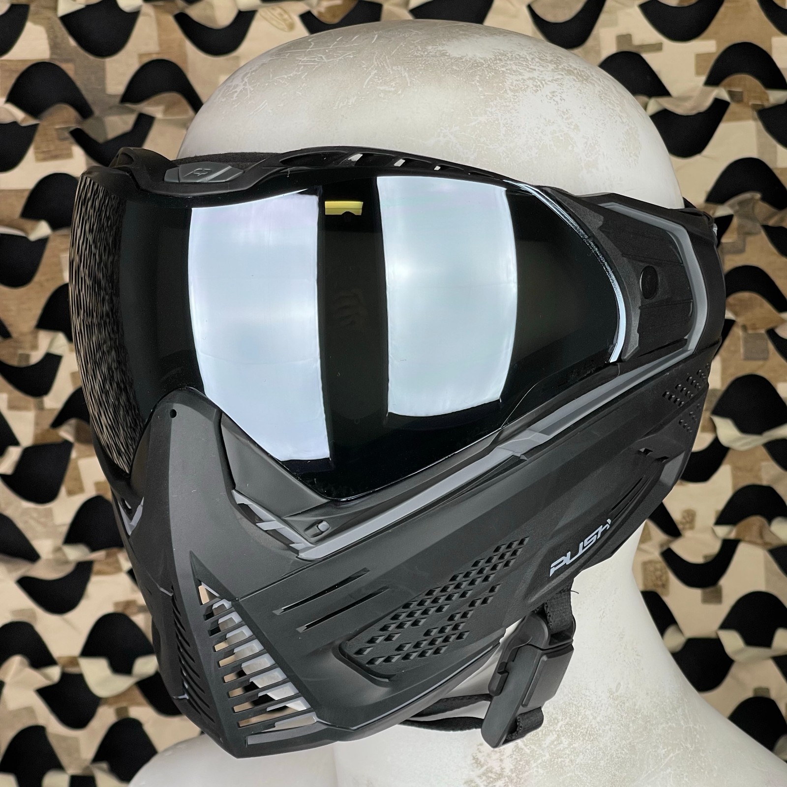 NEW Push Unite MK II Paintball Mask - Rogue - Chrome Silver