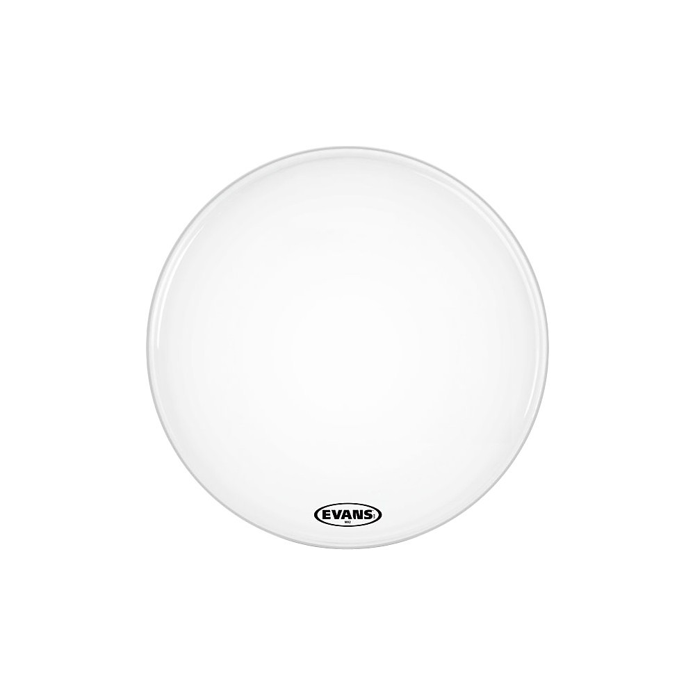 Evans MX2 White Marching Bass Head 26 in.