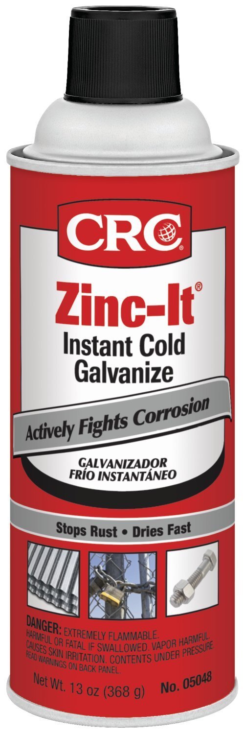 13 Ounce Quick Drying Gray Paint Fast Rust Protection Spray Zinc Coating