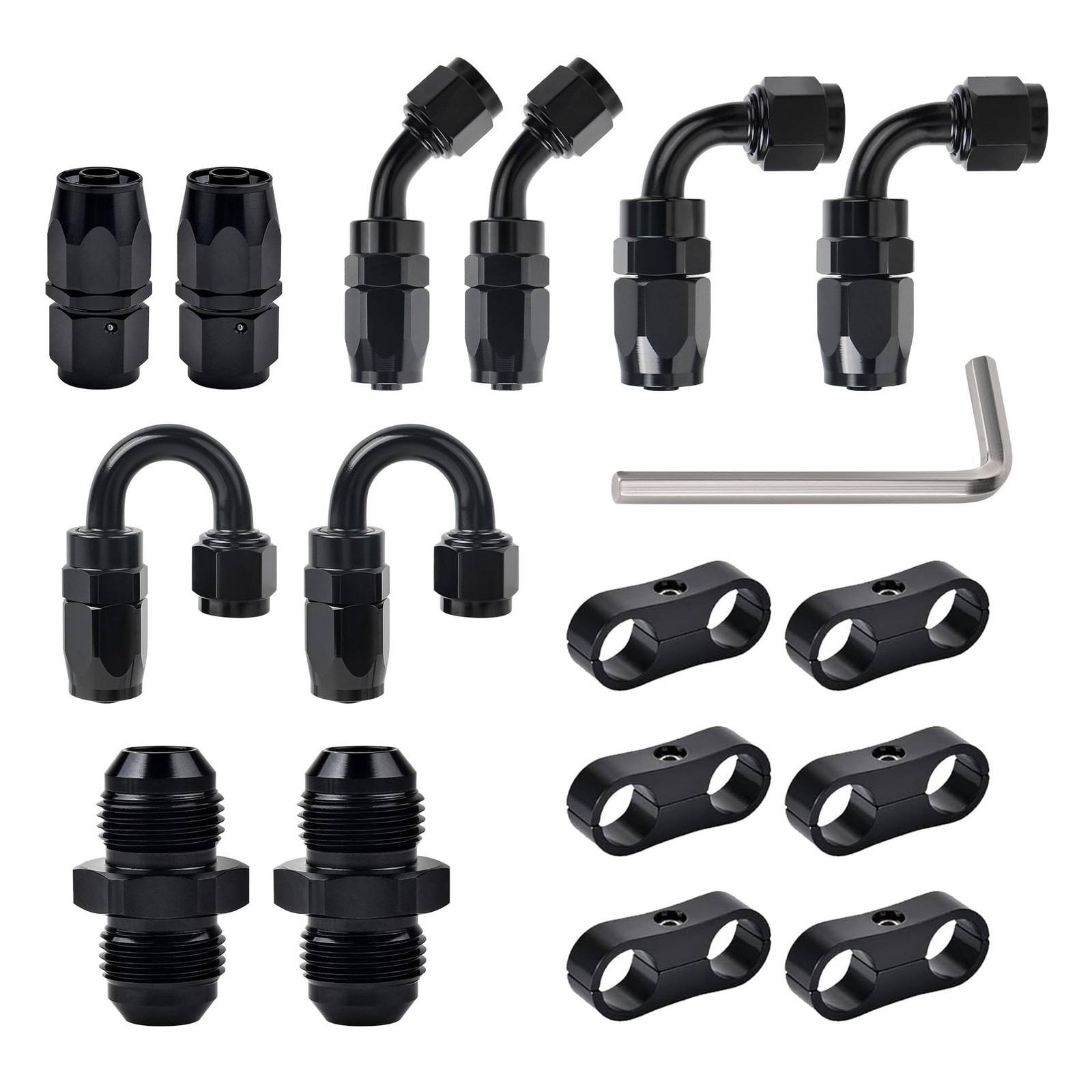 Fuel Hose Fitting AN6 End Kit