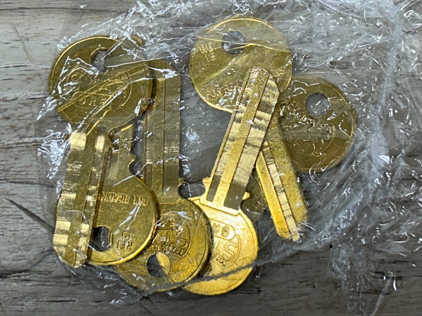 STAR Locksmith Supplies 5REI Brass Key Blanks Set Of 6 Made In USA
