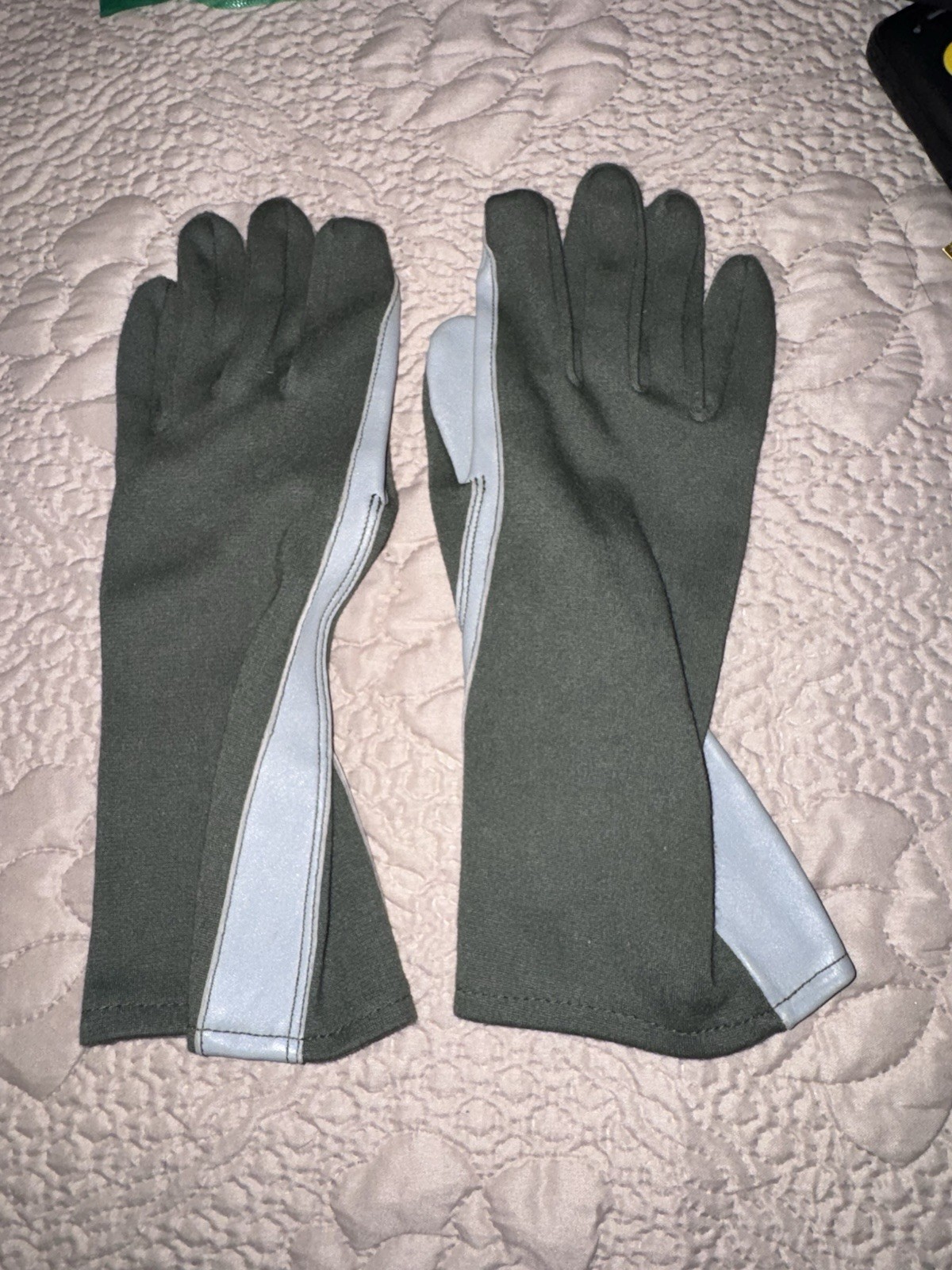 Nomex Summer Flight Gloves Flyer's Pilot Glove, Fire Resistant, Mil-Spec, Sage