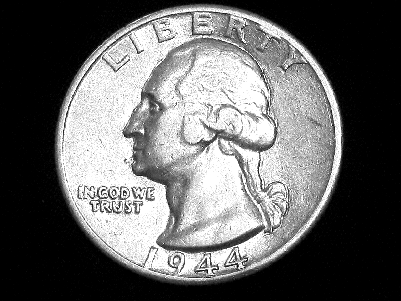 1944-D Washington Quarter --- Almost Uncirculated
