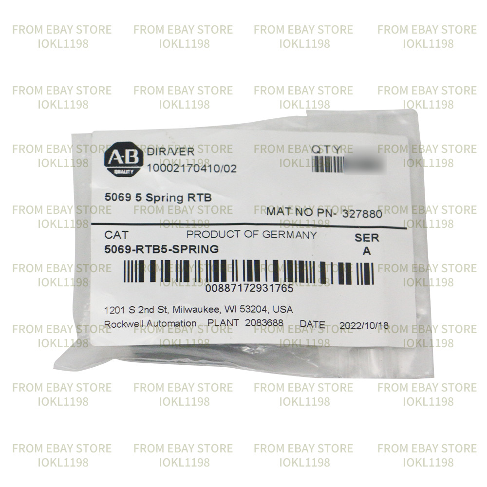 5069-RTB5-SPRING Compact 5000 5 Spring RTB New Factory Sealed Allen Bradley
