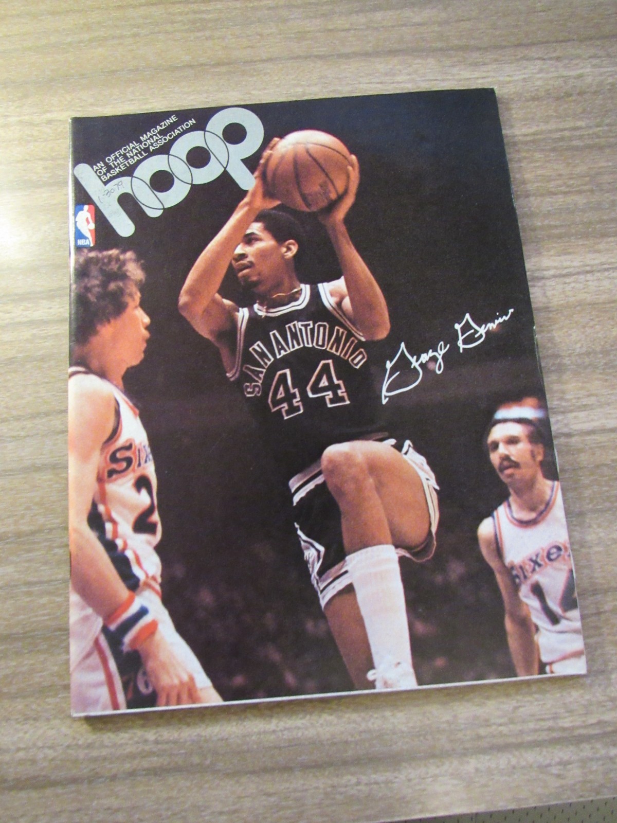 1978-79 Chicago Bulls vs Spurs Program George Gervin 30 Points Artis Gilmore DD