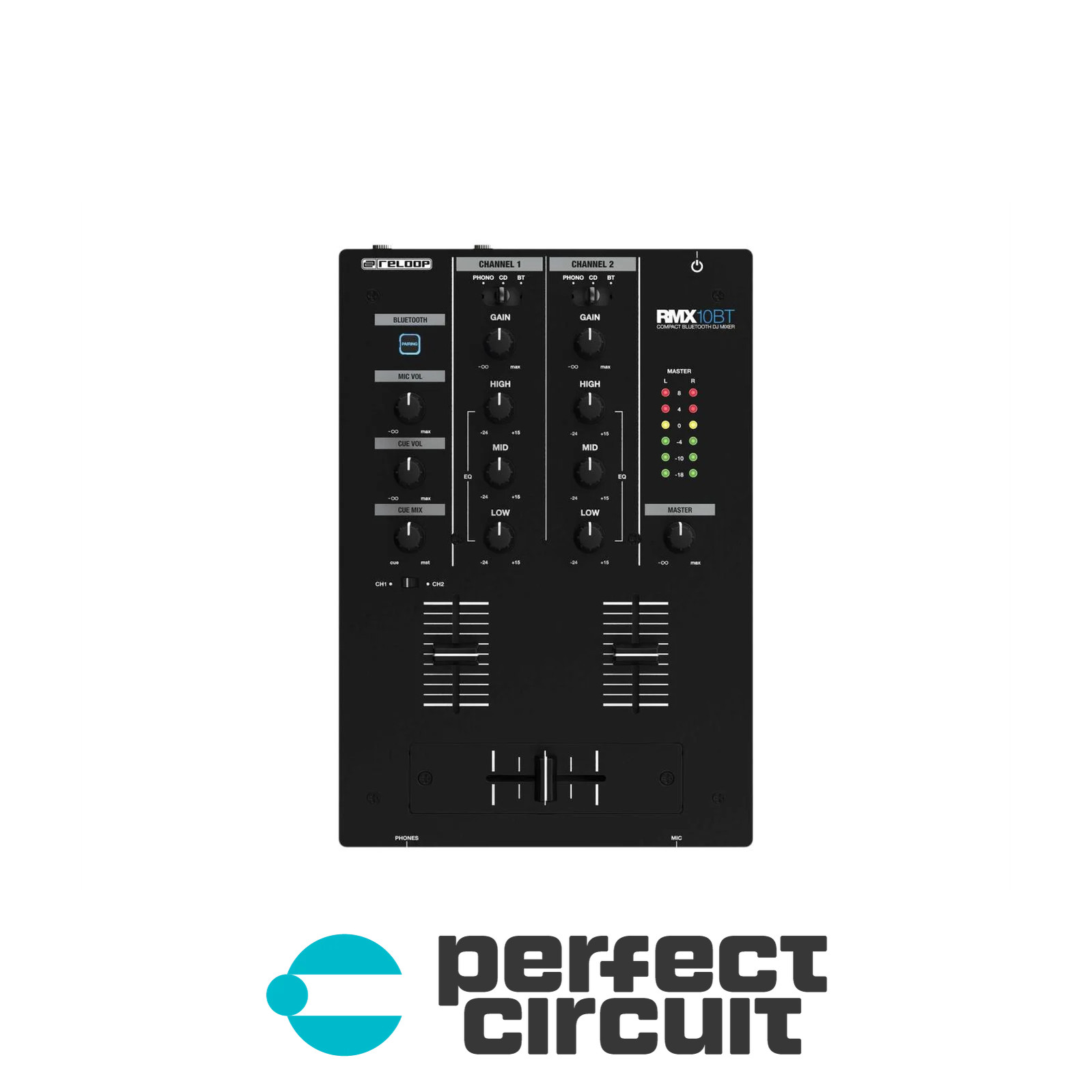 Reloop RMX-10BT Dual Channel DJ Mixer DJ MIXER - NEW - PERFECT CIRCUIT
