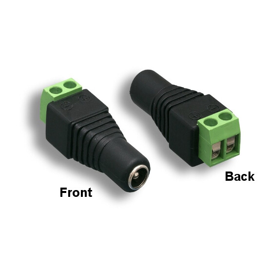 KNTK Security Camera CCTV DVR Power Terminal Block Adapter DC 5.5mmx2.1mm Female