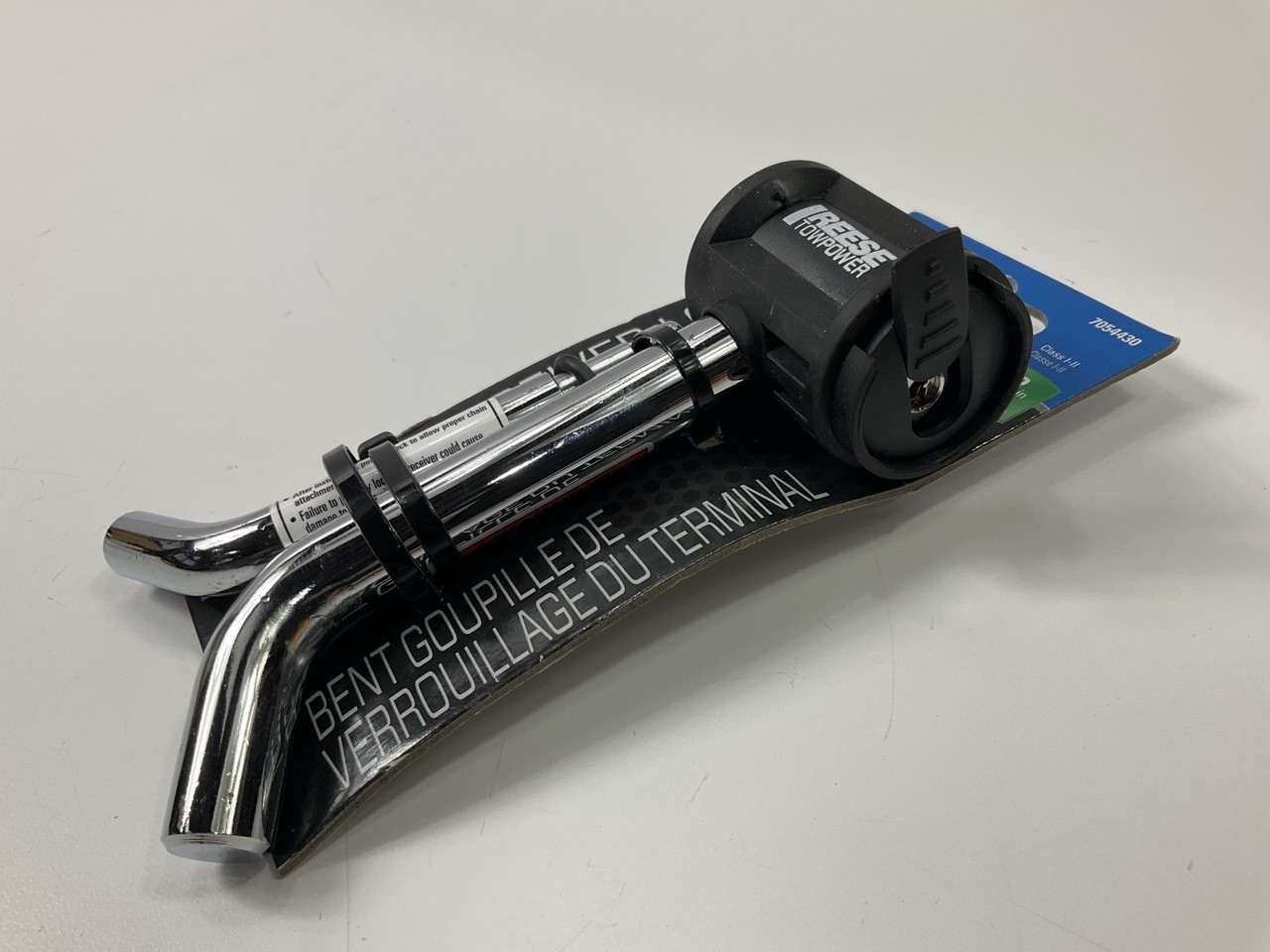 Reese 7054430 Trailer Hitch Lock, For 1-1/4" & 2" Square Receivers, 1/2" & 5/8"