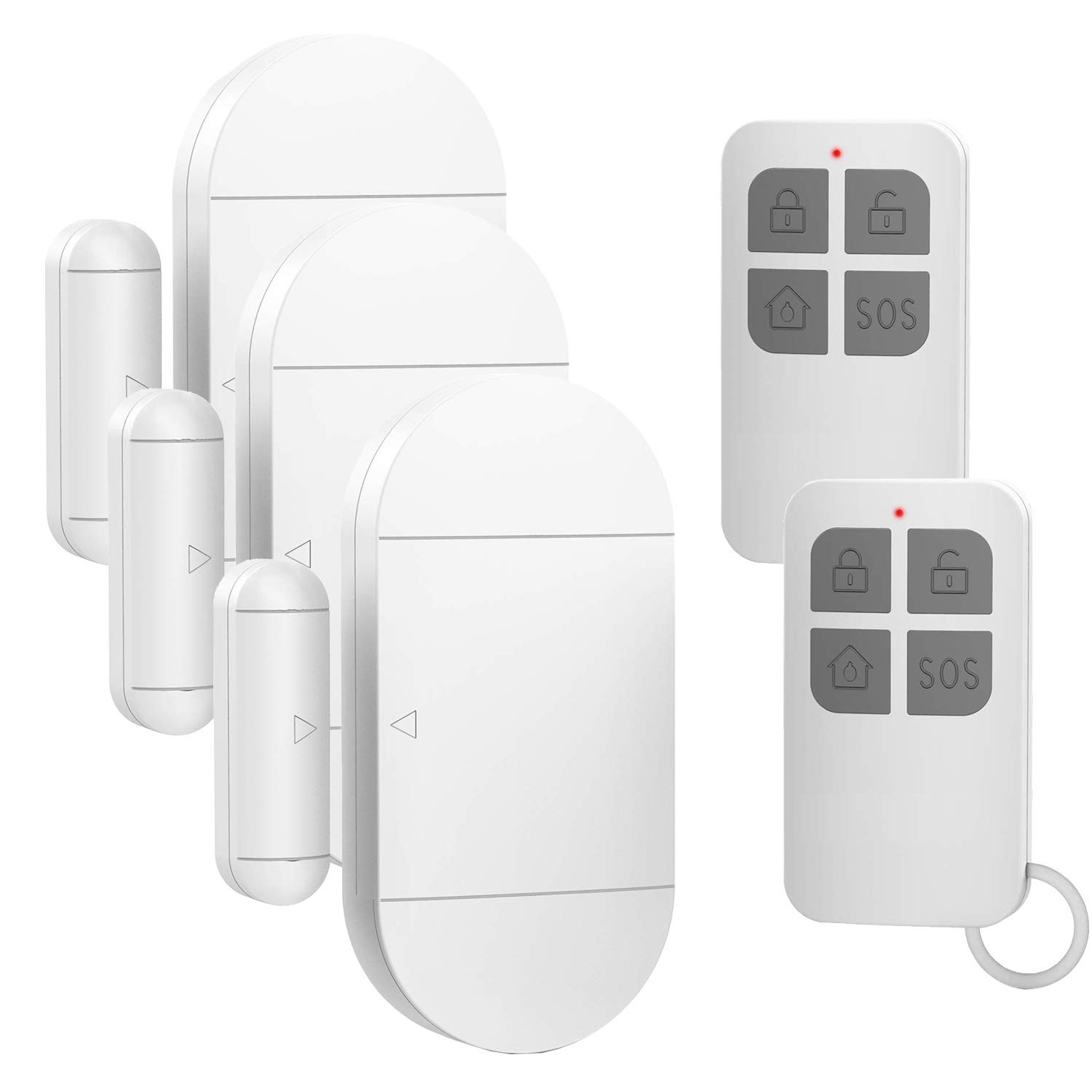 Door Window Sensor Alarm When Opens, Alarms for Home Kids White