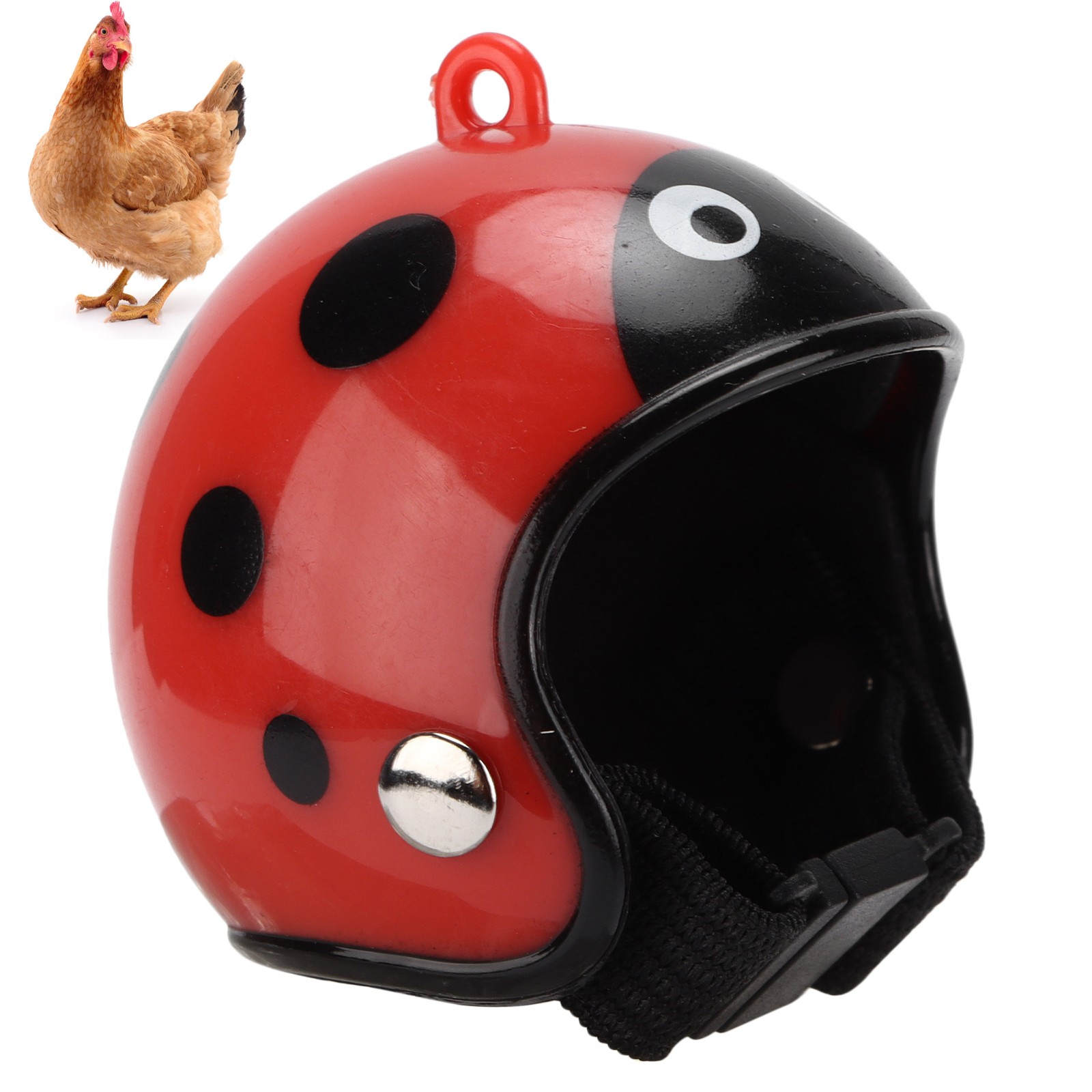 Chicken Helmets Funny Adjustable Headgear For Poultry Safety Easy To Use