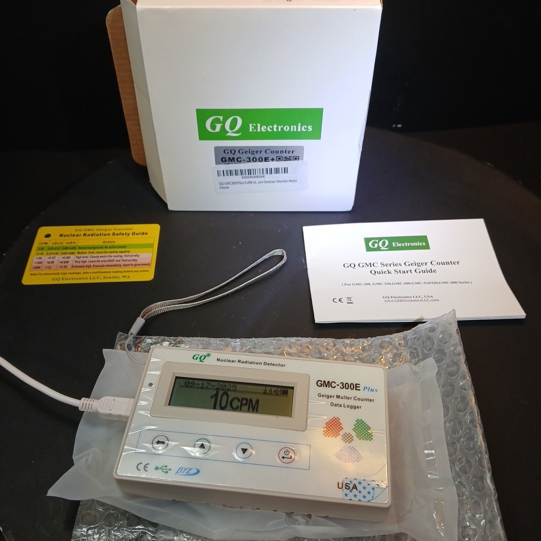 GQ GMC300E Plus Geiger Counter Nuclear Radiation Detector Data logger Beta Gamma