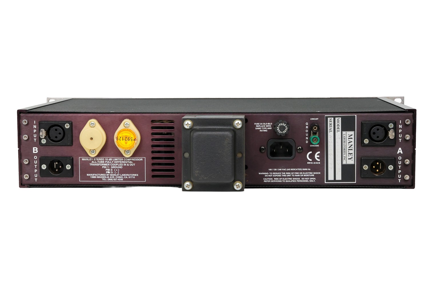 Manley Stereo Variable Mu Limiter/Compressor #MSLC6577 (Used)