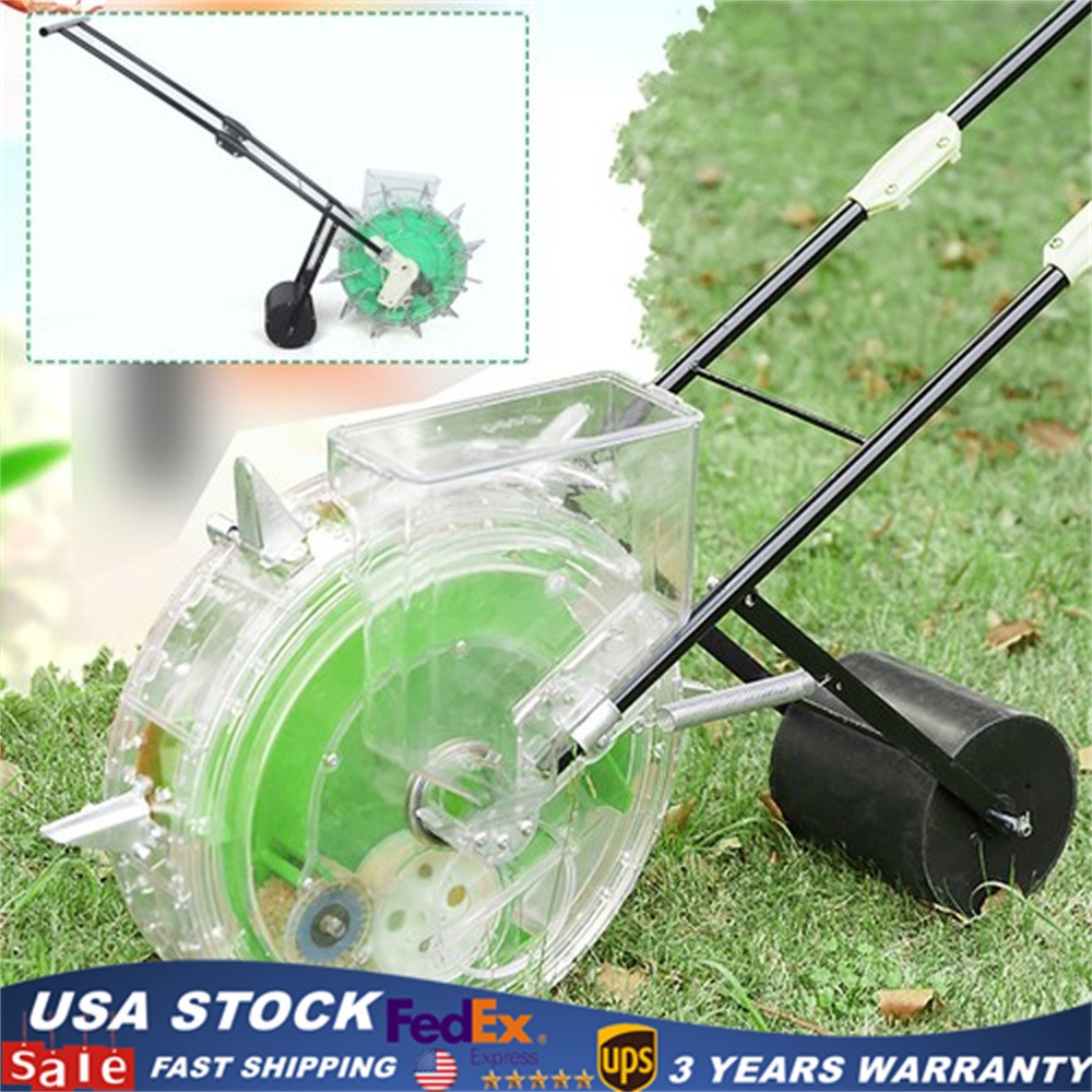 Hand-push Roller Seeder Peanut Corn Fertilizer Applicator Manual Seeding Tool