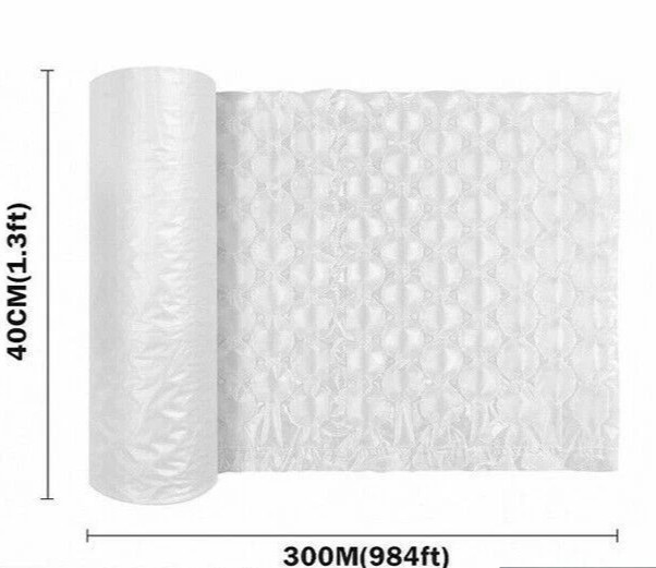 984ft x 16" Air Cushion Machine Film Roll Bubble Pillow Packaging Padding