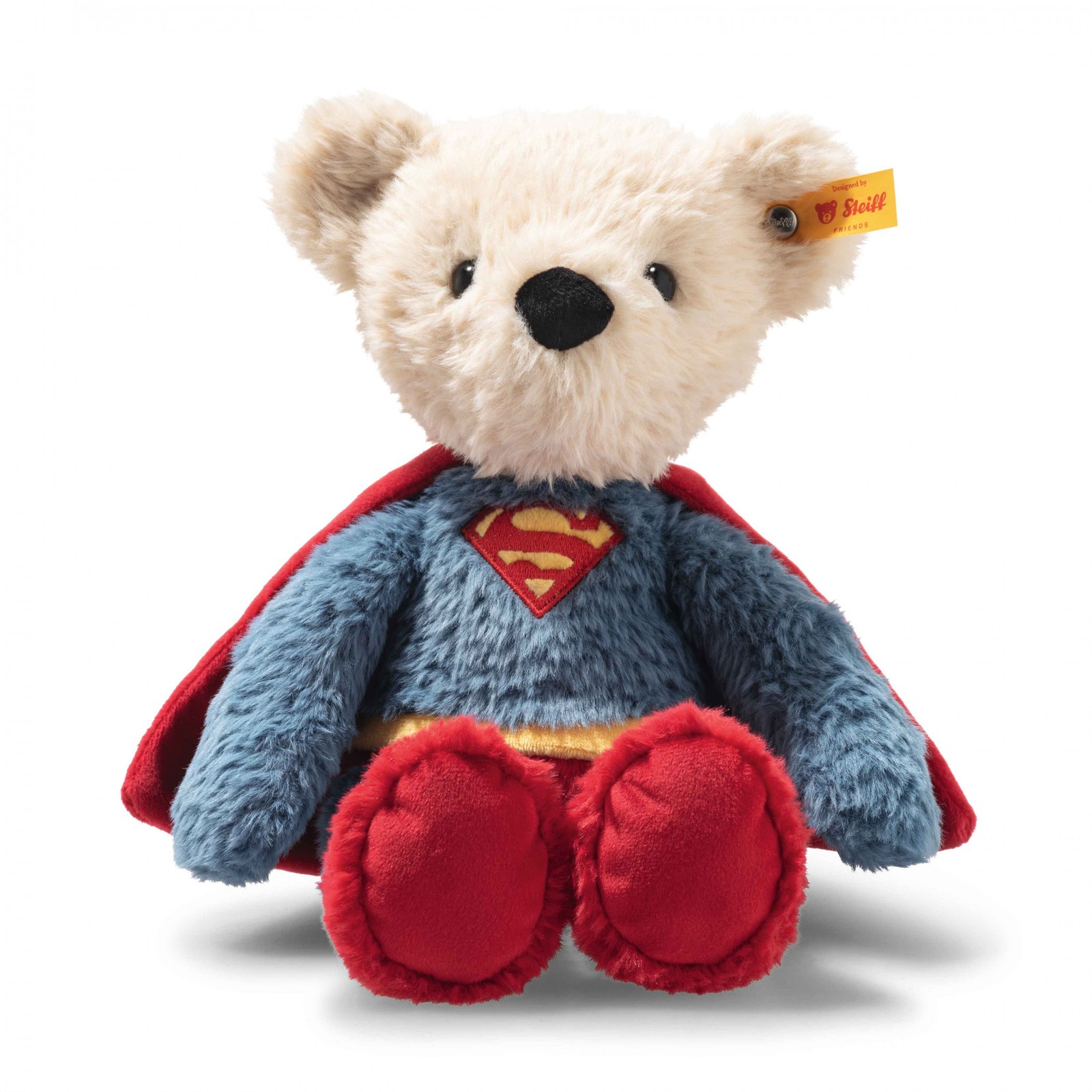 Superman Hand-Made Teddy Bear by Steiff Multi-Color