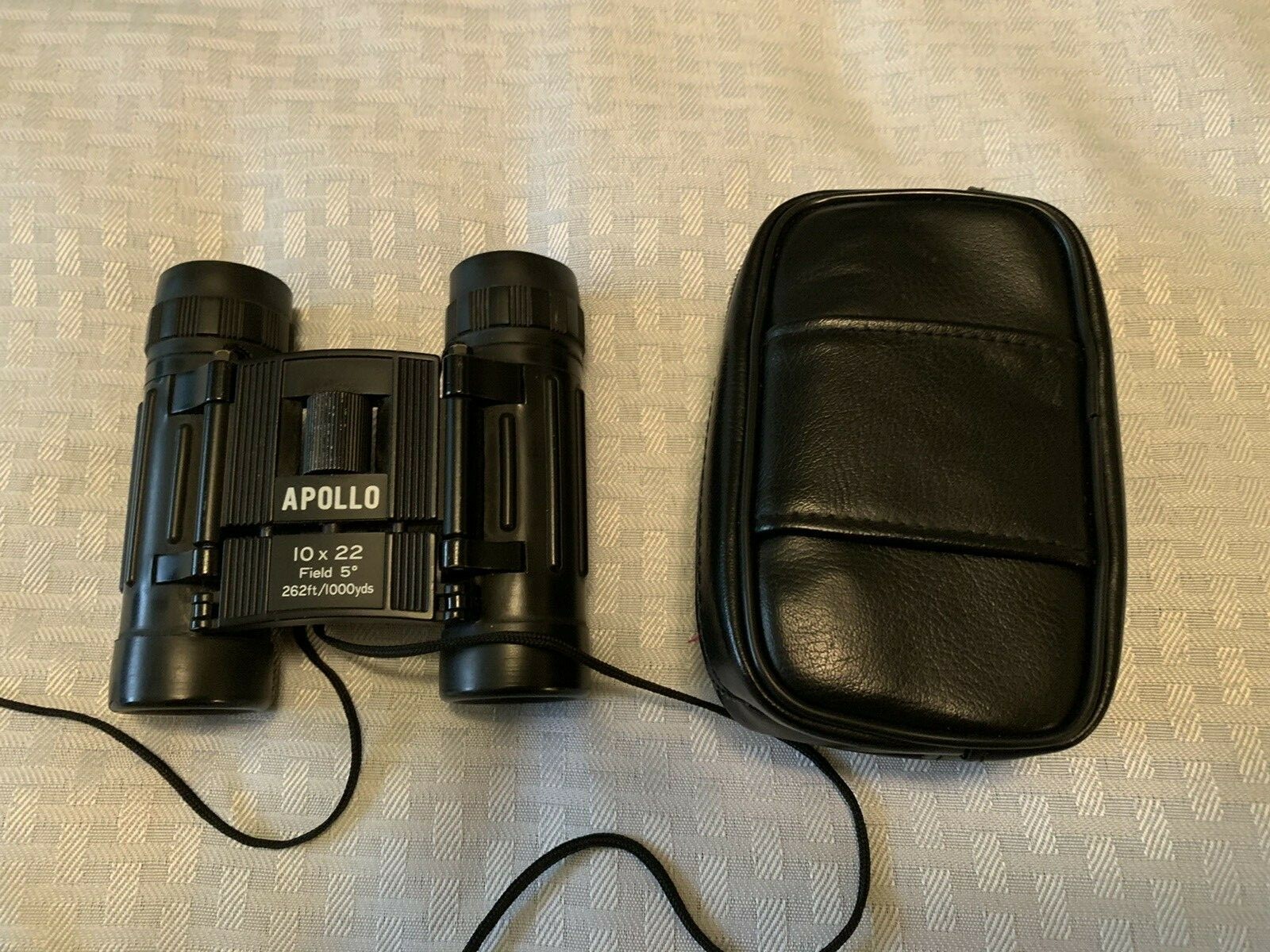 Apollo 10 X 22 Field 5° 262 Feet/1000 Yards Folding Compact Binoculars with Case