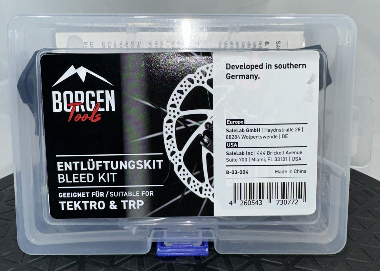Borgen Tools Bleed Kit Suitable For Tektro And TRP Bicycle Brand New