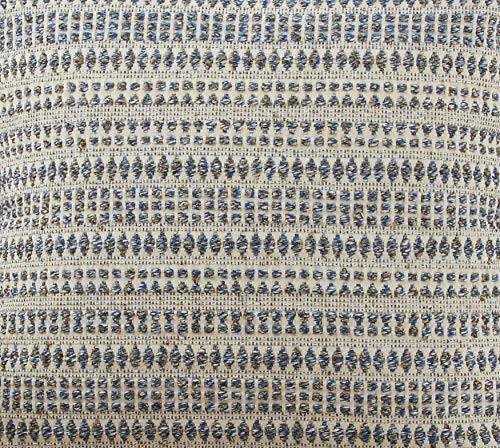 Kema Collection Woven Line Table Runner, 16" x 72" Blue