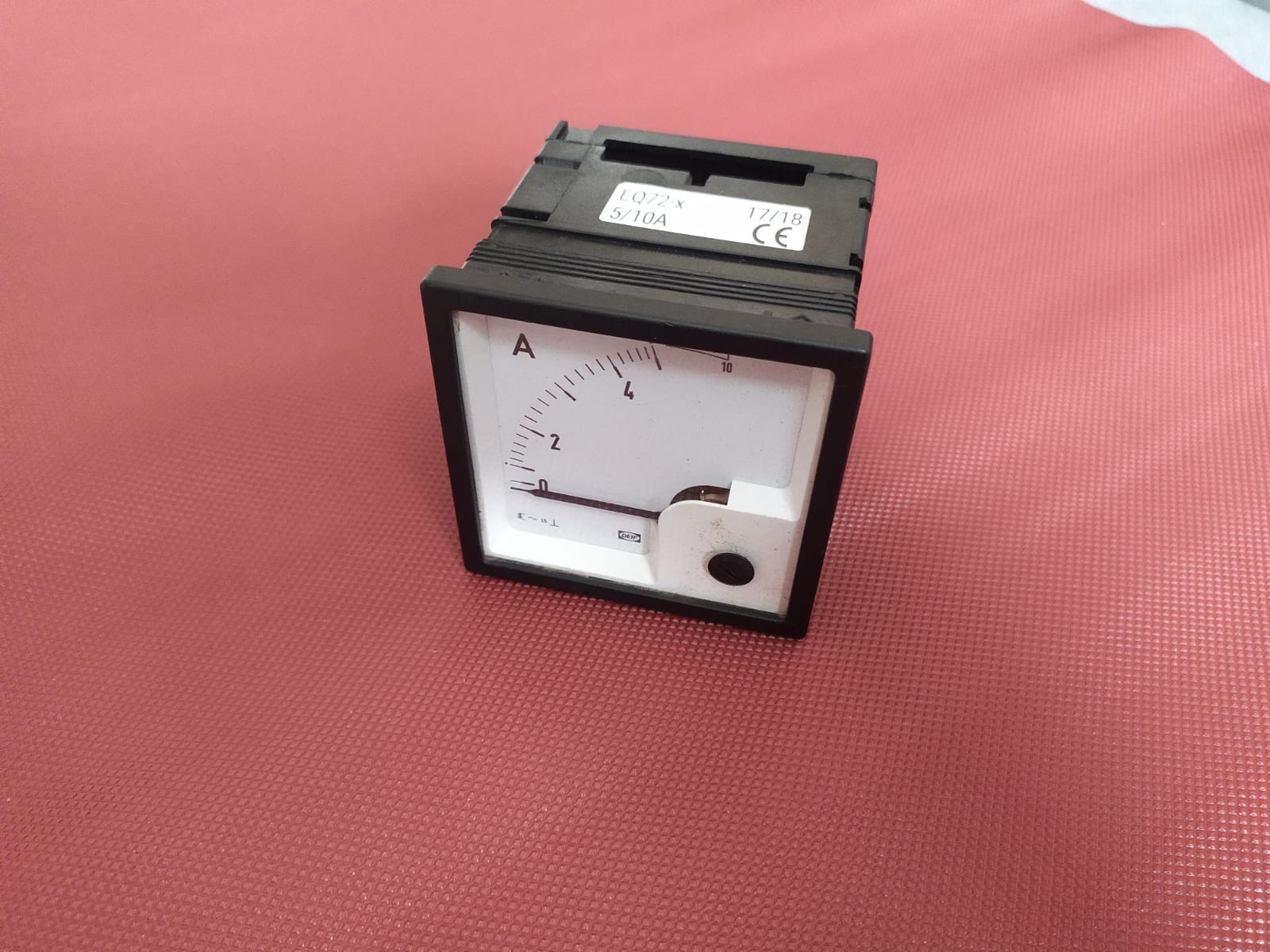 DEIF EQ72-X Moving Iron AMMETER ANALOG SCALE 0-5A x 2, DEIF EQ72x 5/10A EQ72X