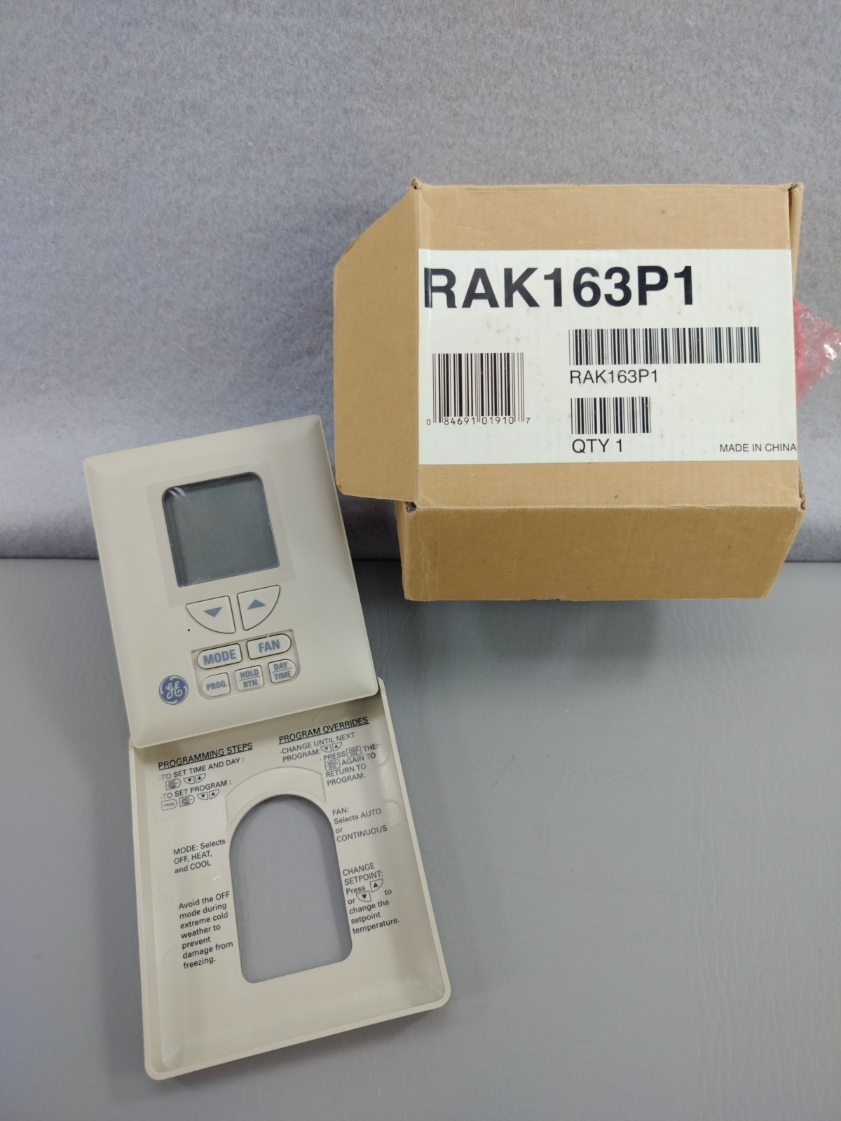 GE Digital Thermostat  Model RAK 163P1 Programmable New