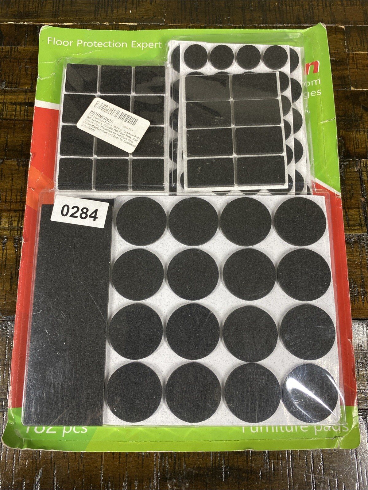 Yelanon Felt Furniture Pads 128 Piece Self Adhesive