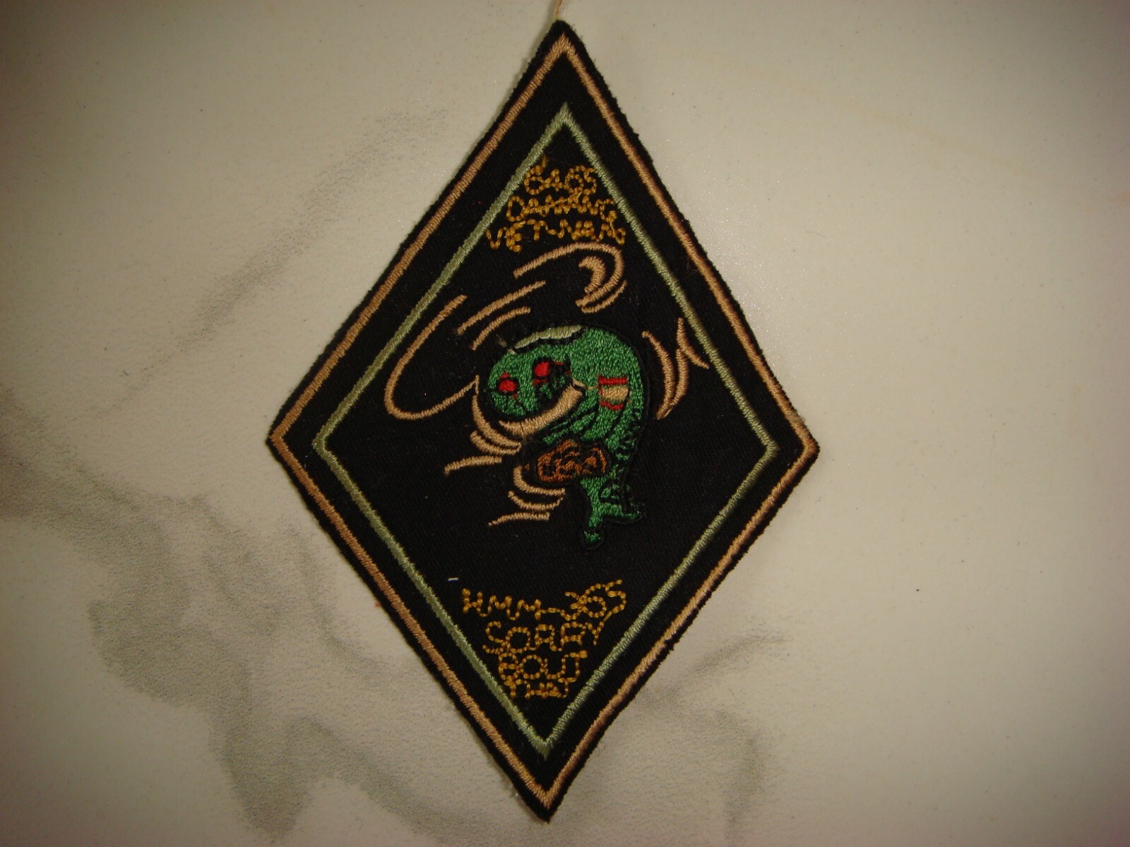 US MARINES HMM 365 DA NANG 64-65 " SORRY BOUT THAT " VIETNAM WAR PATCH