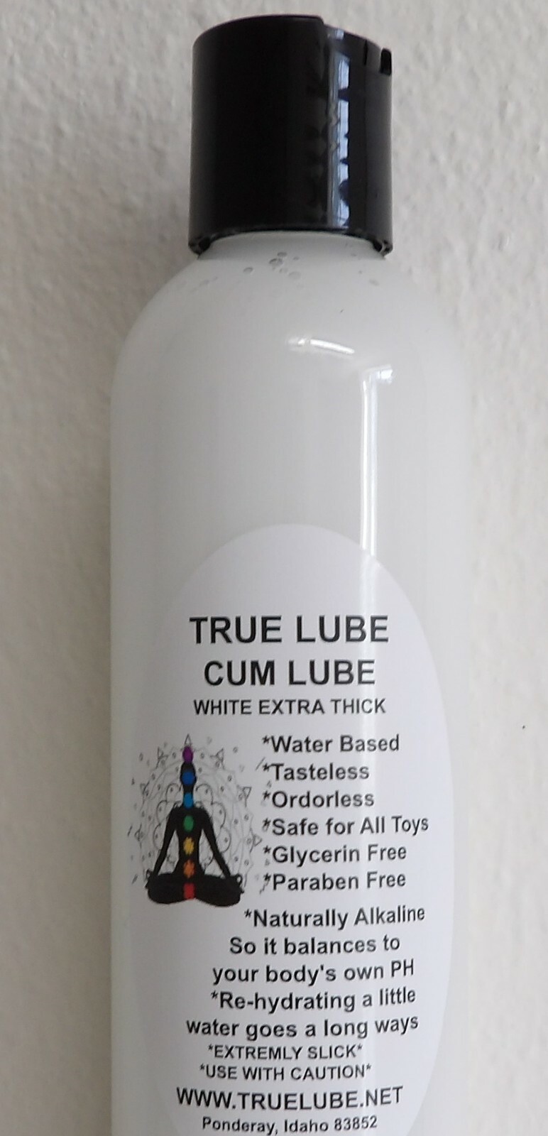 Cum Lube, (White) Water Based Personal Lubricant 8 floz Free Discreet Shipping