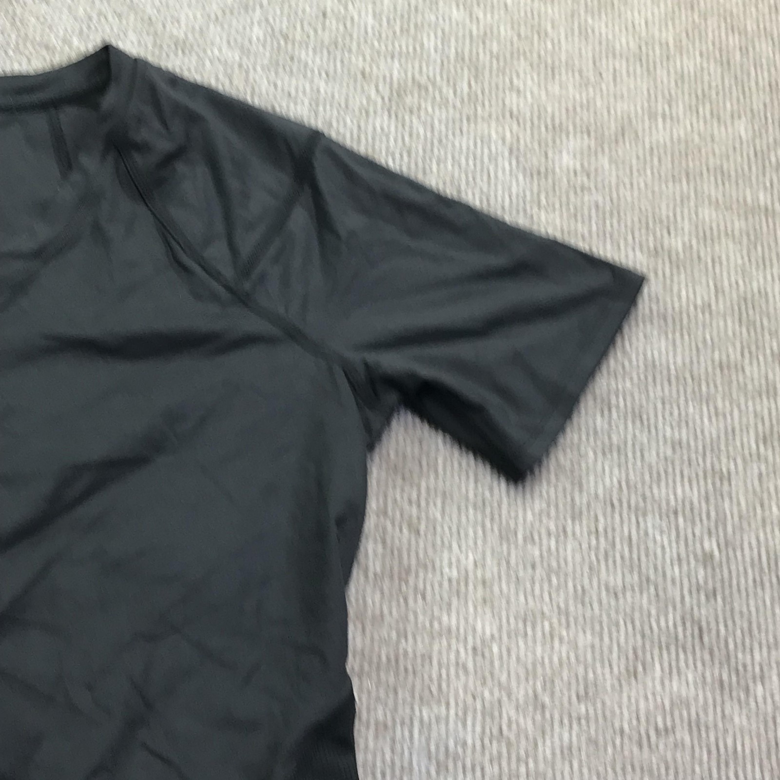 Tommie Copper Womens XL Back Support Compression Short Sleeve Shirt Black Zip