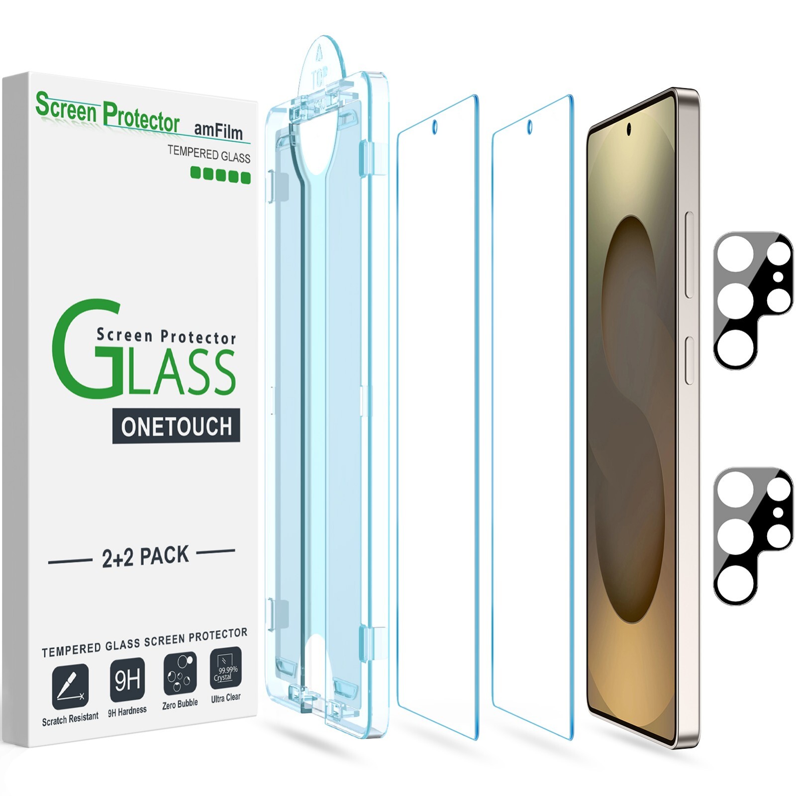 amFilm Samsung Galaxy S25 Ultra 6.9'' Screen Protector + Camera Lens Protector