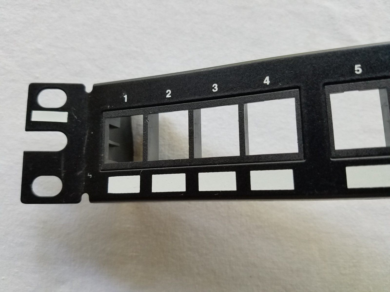 24-Port Panduit Patch Angled Panel 1 RU