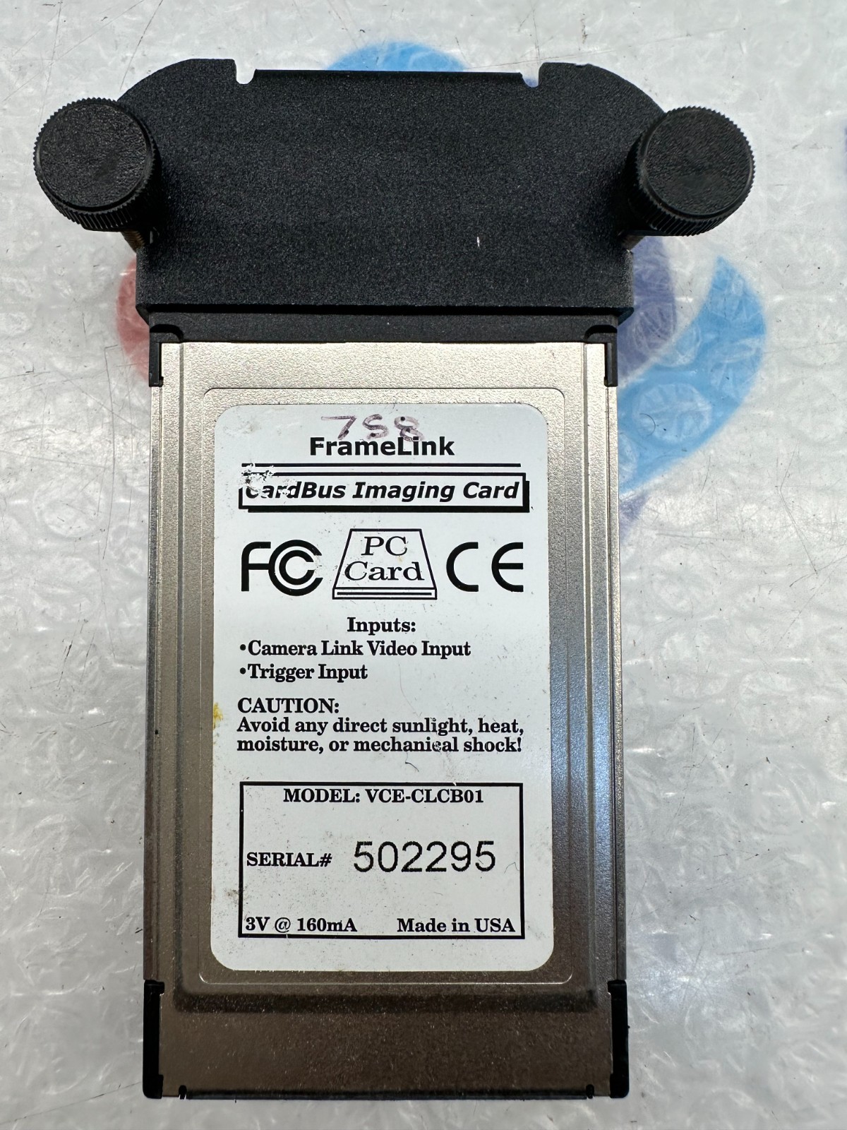 Imperx VCE-CLCB01  Frame Link  Imaging Card