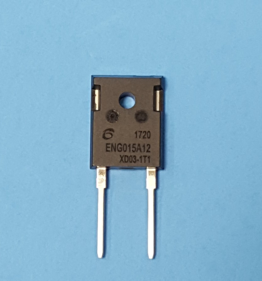 (2 pcs) SiC Schottky Diode, ENG015A12, SEMIQ/GP, 1200 V 1.2 KV, 15A Through Hole