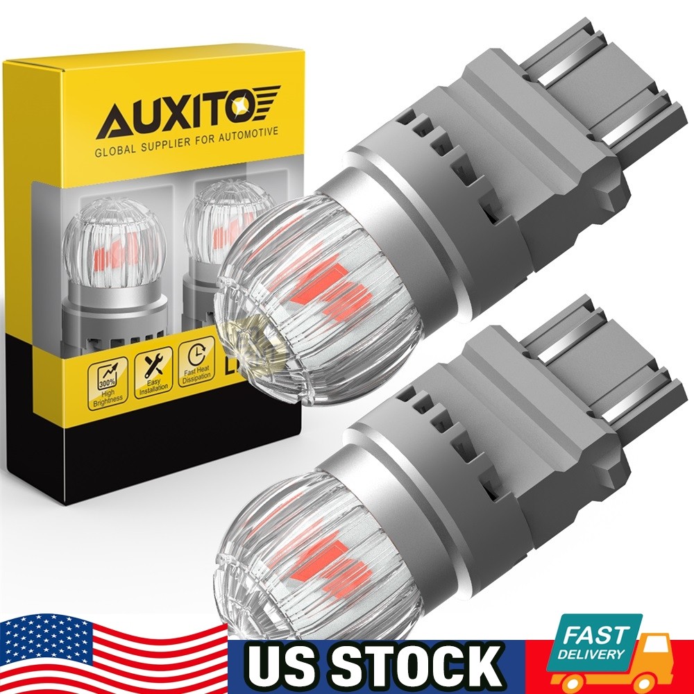 3157 Canbus Red LED Brake Tail Light Bulbs For Ford F-150 F-250/F-350 Super Duty
