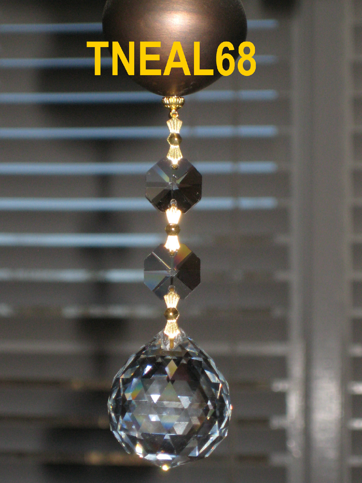 BEST PRICE REAL CRYSTAL TNEAL68  30mm Ball Pendant Magnetic Charms Chandelier