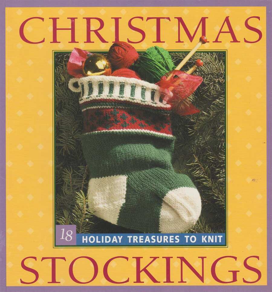 KNIT CHRISTMAS STOCKINGS 18 DESIGNS