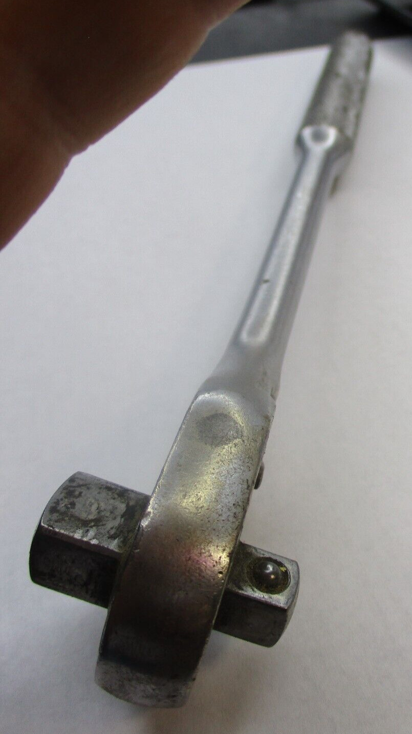 RARE Vogel Tools by Proto Double 1/2 Drive & 3/8 Dr 10"  Knurled Handle Ratchet