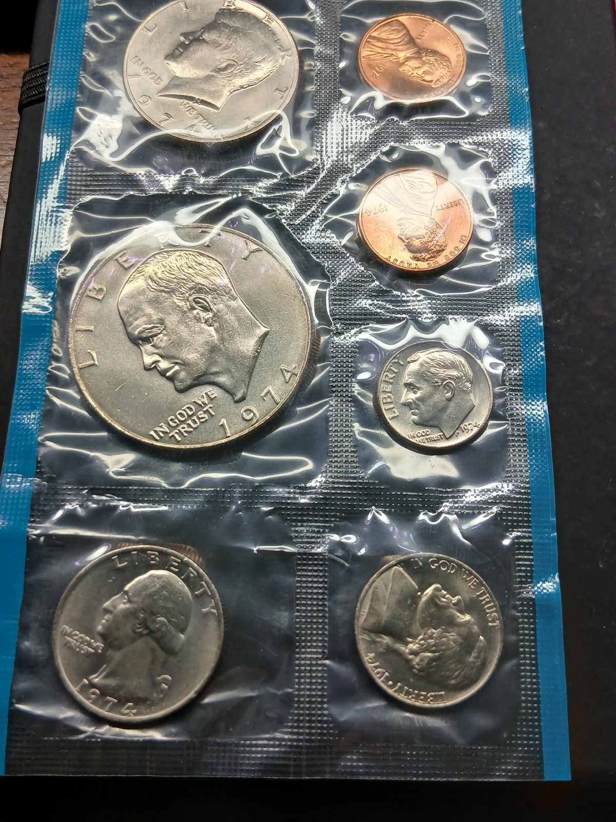 1974 U.S. Mint Set - Uncirculated Coins - 13-Coin Set - PDS