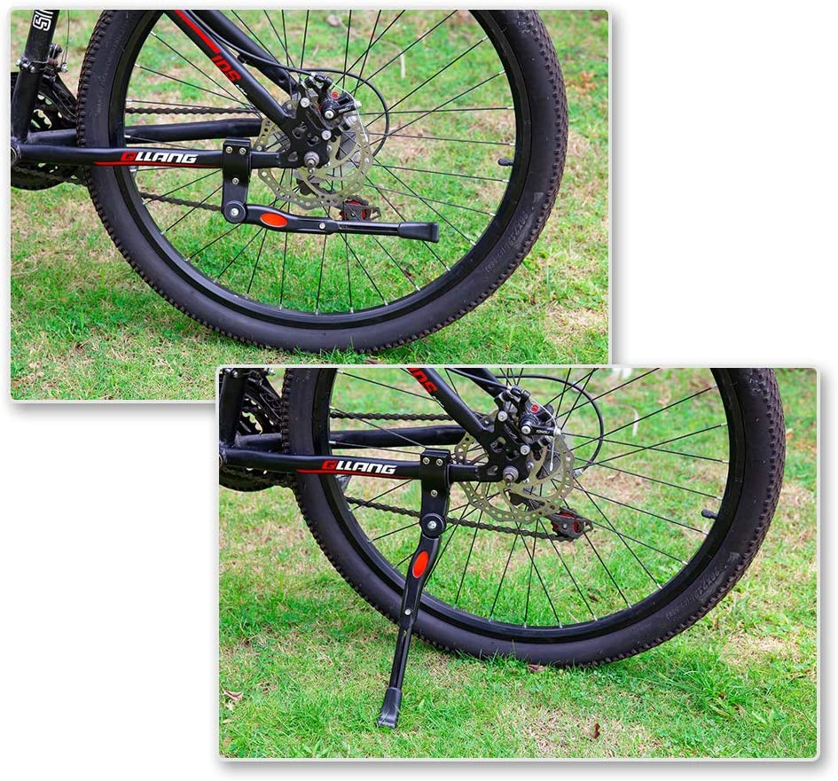 Adjustable Bike Kickstand Aluminum Rear Side Bicycle Stand for Bike 22"-26"