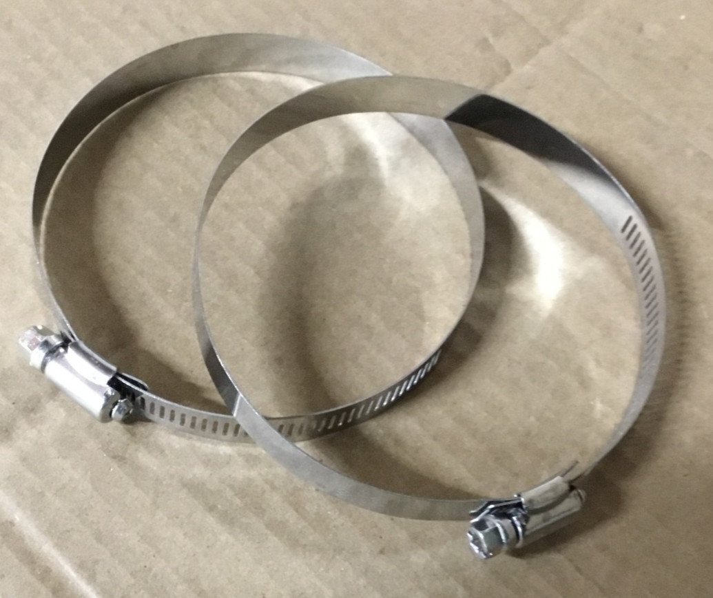 Powerhouse 4.5 in. OD No.64 Hose Clamps 91-115MM - Pack of 2