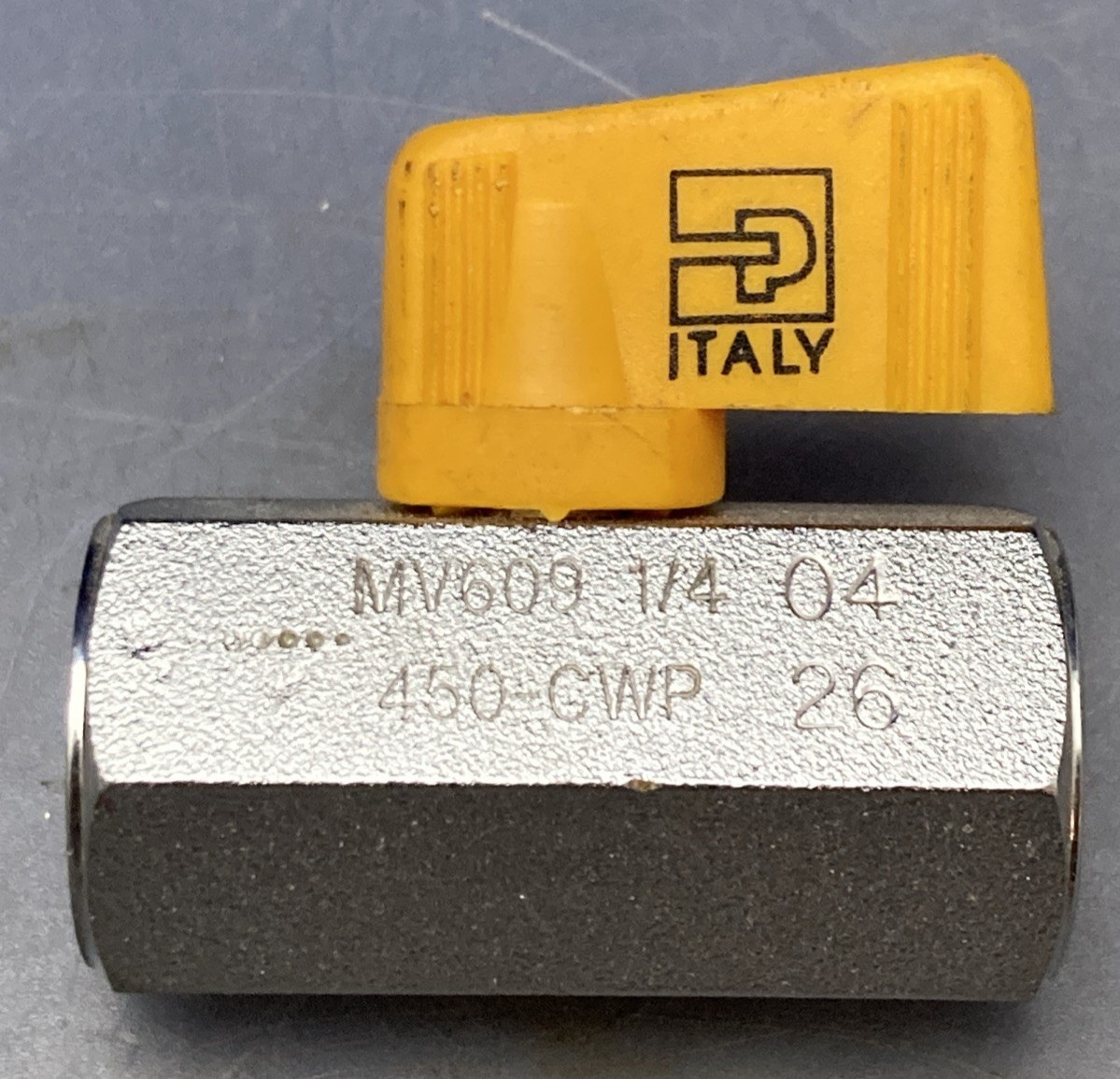 NEW GENUINE PARKER MV609 1/4 1/4"NPT FEMALE CHROME PLATED BRASS BALL VALVE