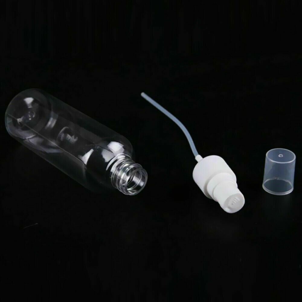 Pump Spray Bottle 100ml Travel Transparent Plastic Perfume Atomizer Empty 10 PCS