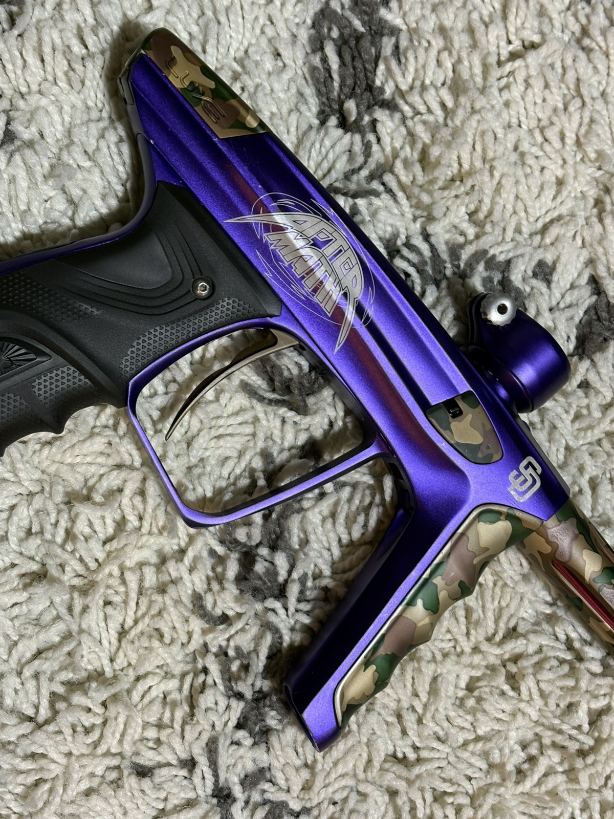 DLX Luxe X Paintball Gun Marker - Camo/purple SD Aftermath