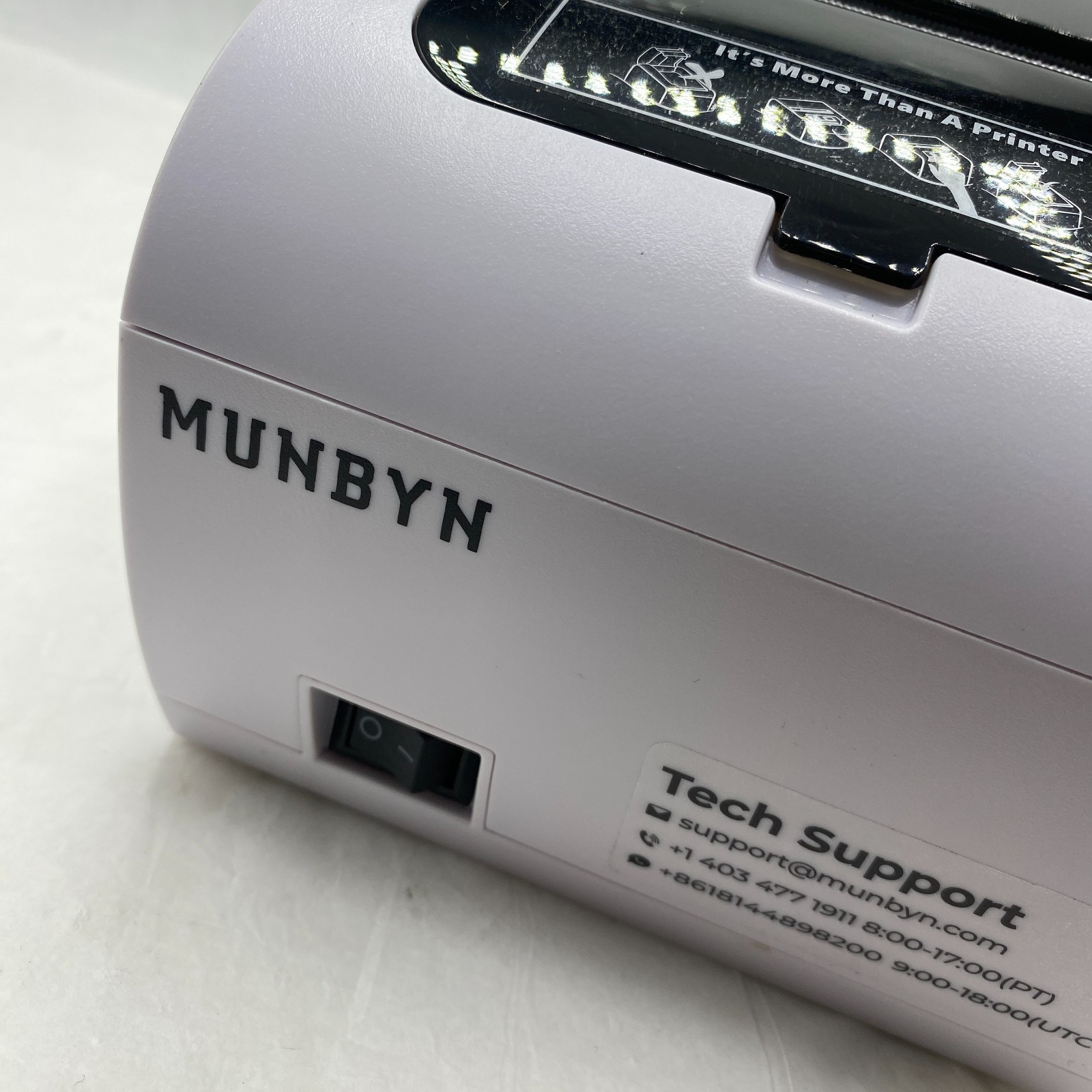 MUNBYN ITPP047P Bluetooth Thermal Receipt Printer ITPP047P-UE-WH-US, No Cable!!