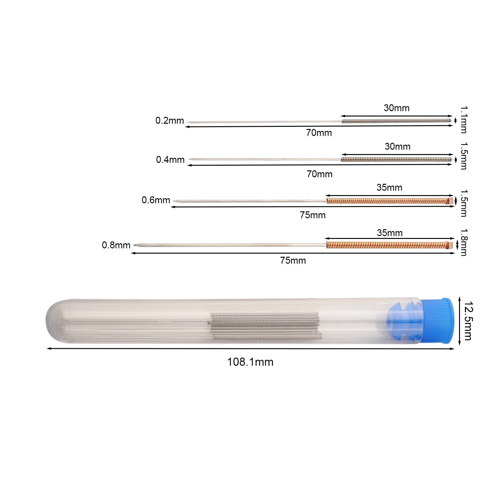 Stainless Steel Needles for Effective For 3D Printer Nozzle Maintenance