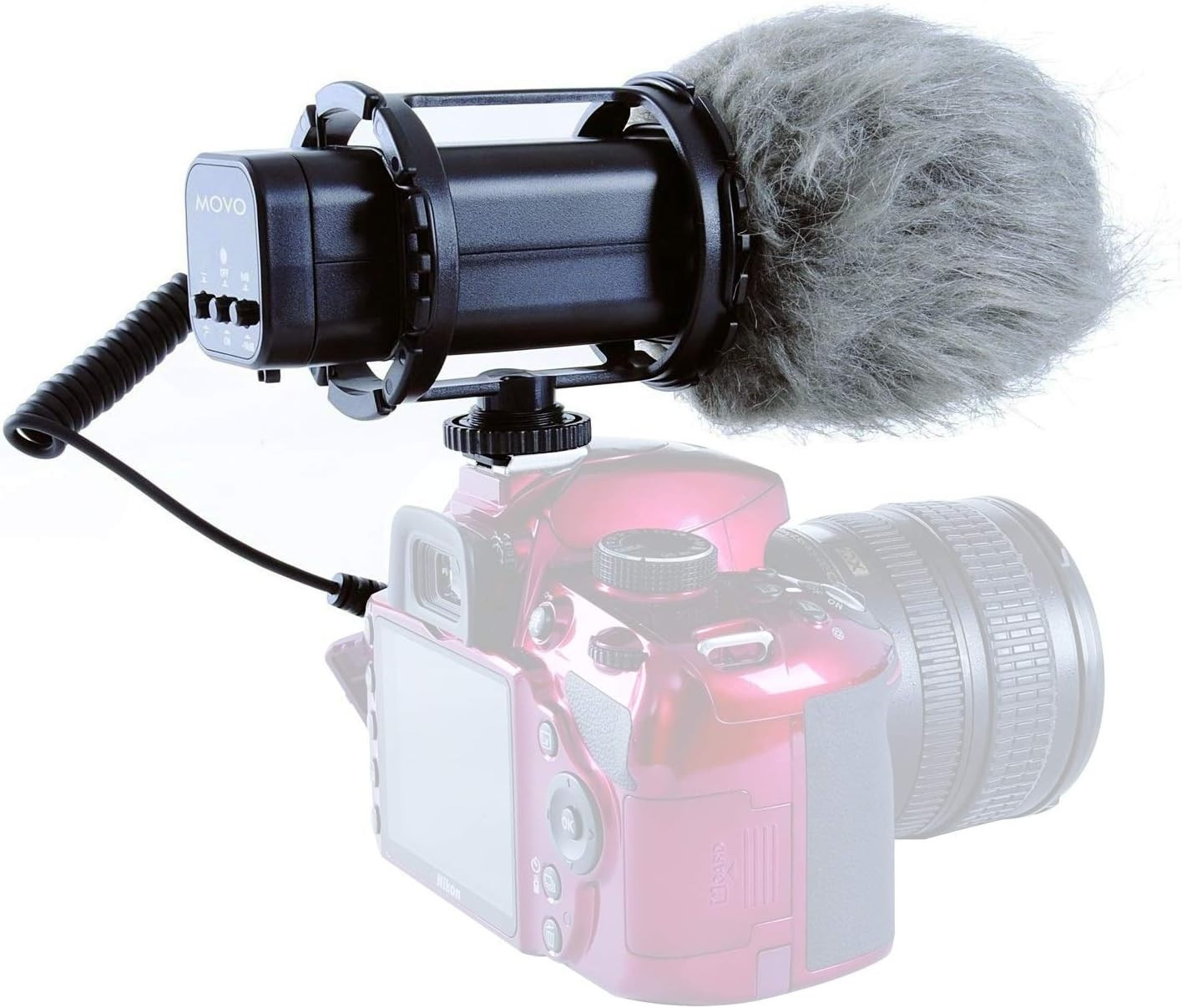 VXR300 X/Y Stereo Condenser Video Microphone with -10Db Attenuation, Low-Cut Fil