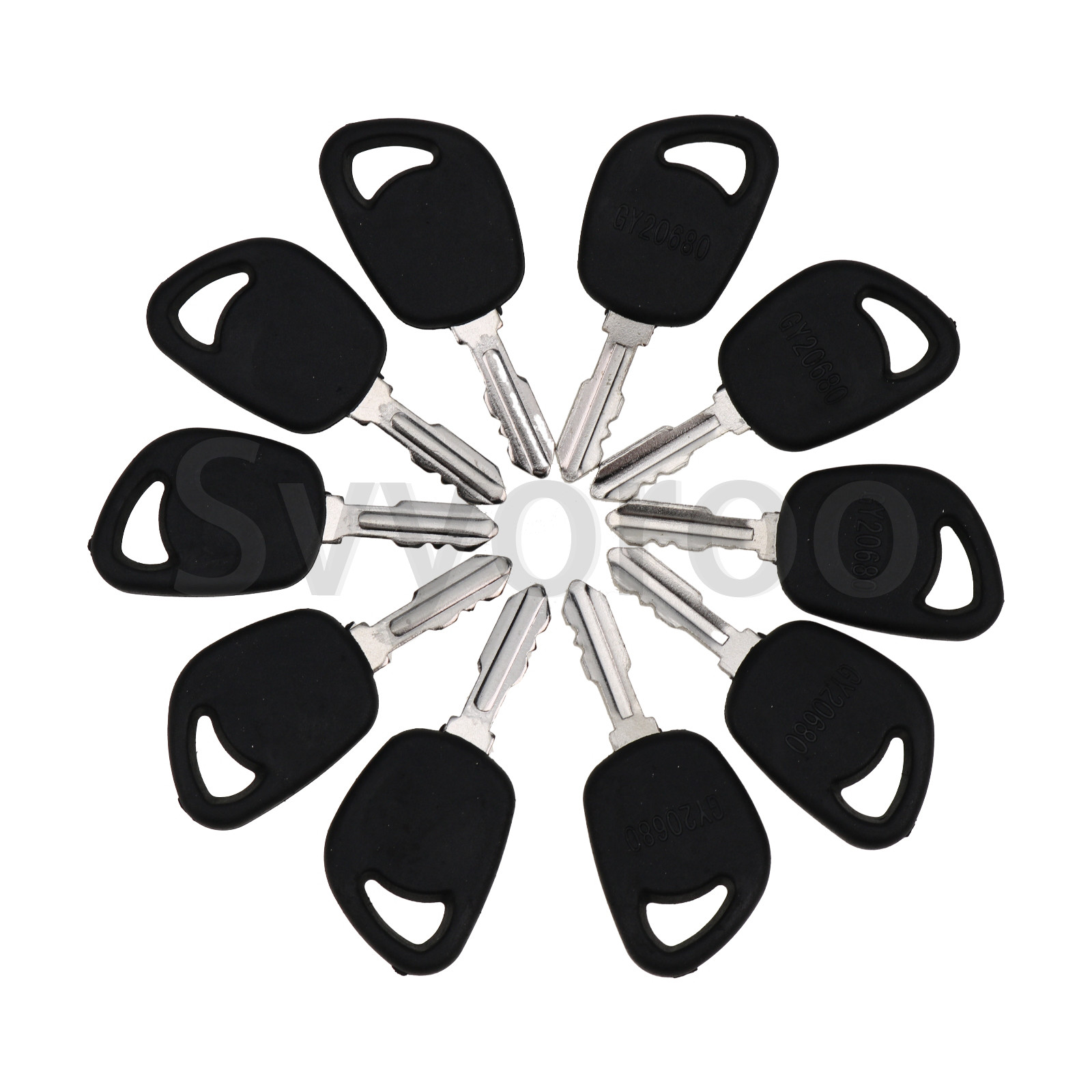 10X Ignition Keys GY20680 - For John Deere