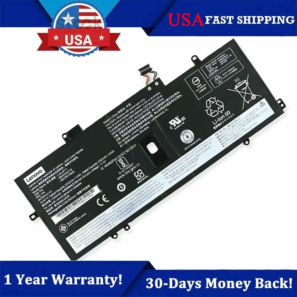✅Genuine L18L4P71 L18M4P72 Battery For Lenovo ThinkPad X1 Carbon 7/8th 2019 2020