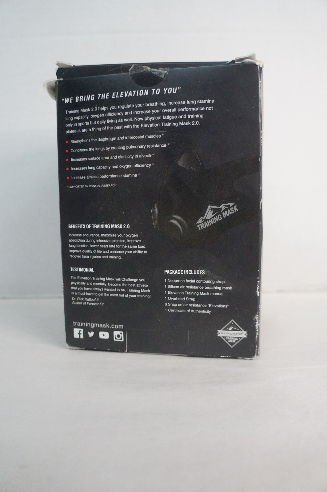 Clown Elevation Training Mask 2.0 Medium High Altitude Training Work Out